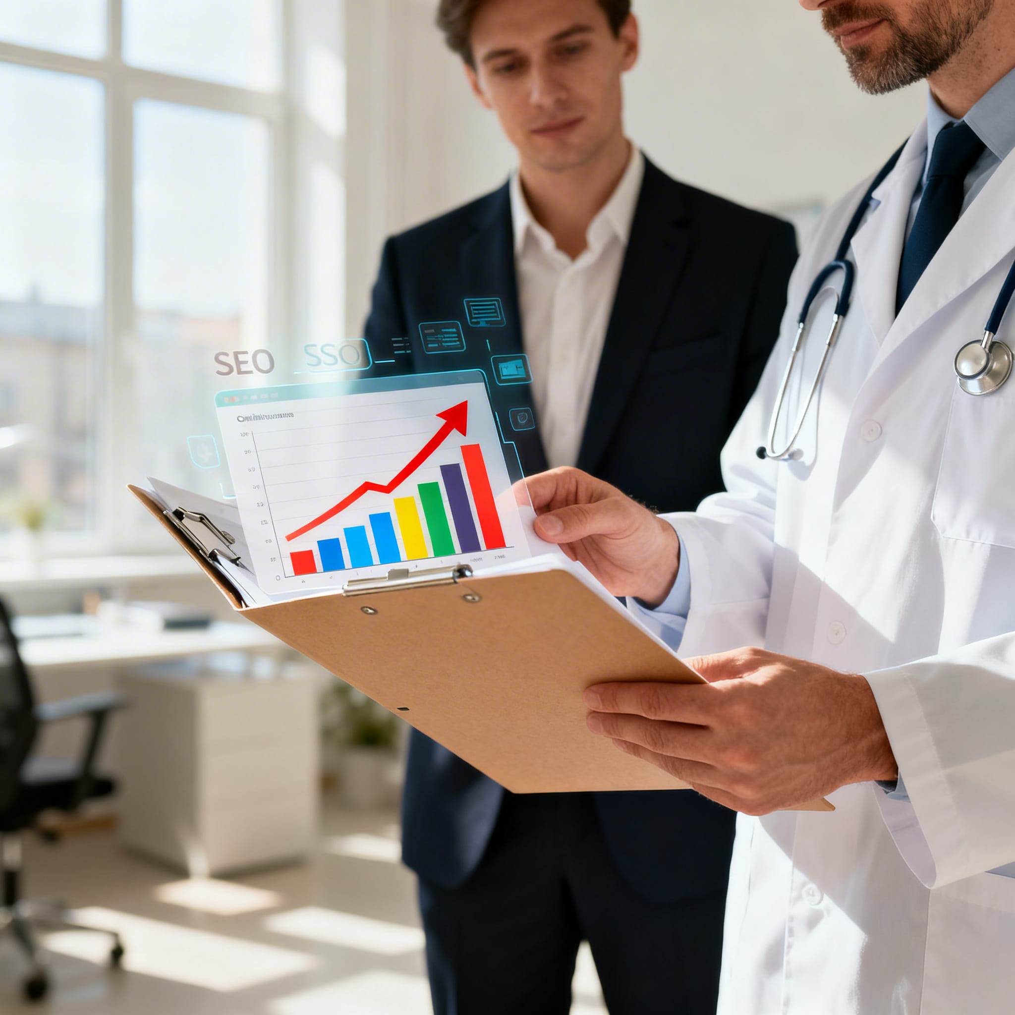 Erfahren Sie, wie lokale SEO Ihre Fachpraxis zum Wachsen bringt. Nutzen Sie jetzt professionelle Strategien für mehr Sichtbarkeit und Patienten!